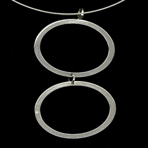Double Oval Necklace OvN-3